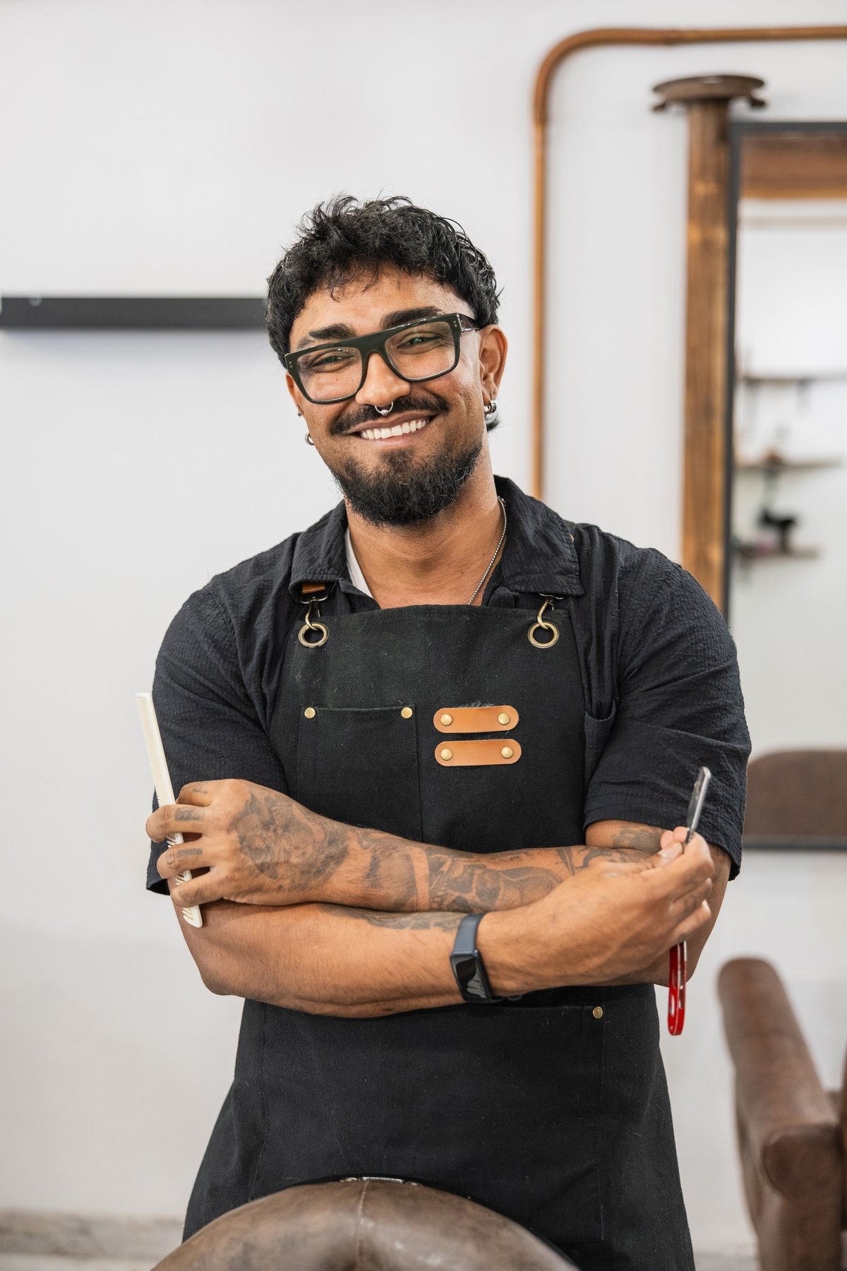 Ali, barber at Classic Cutz Barbershop in Livonia